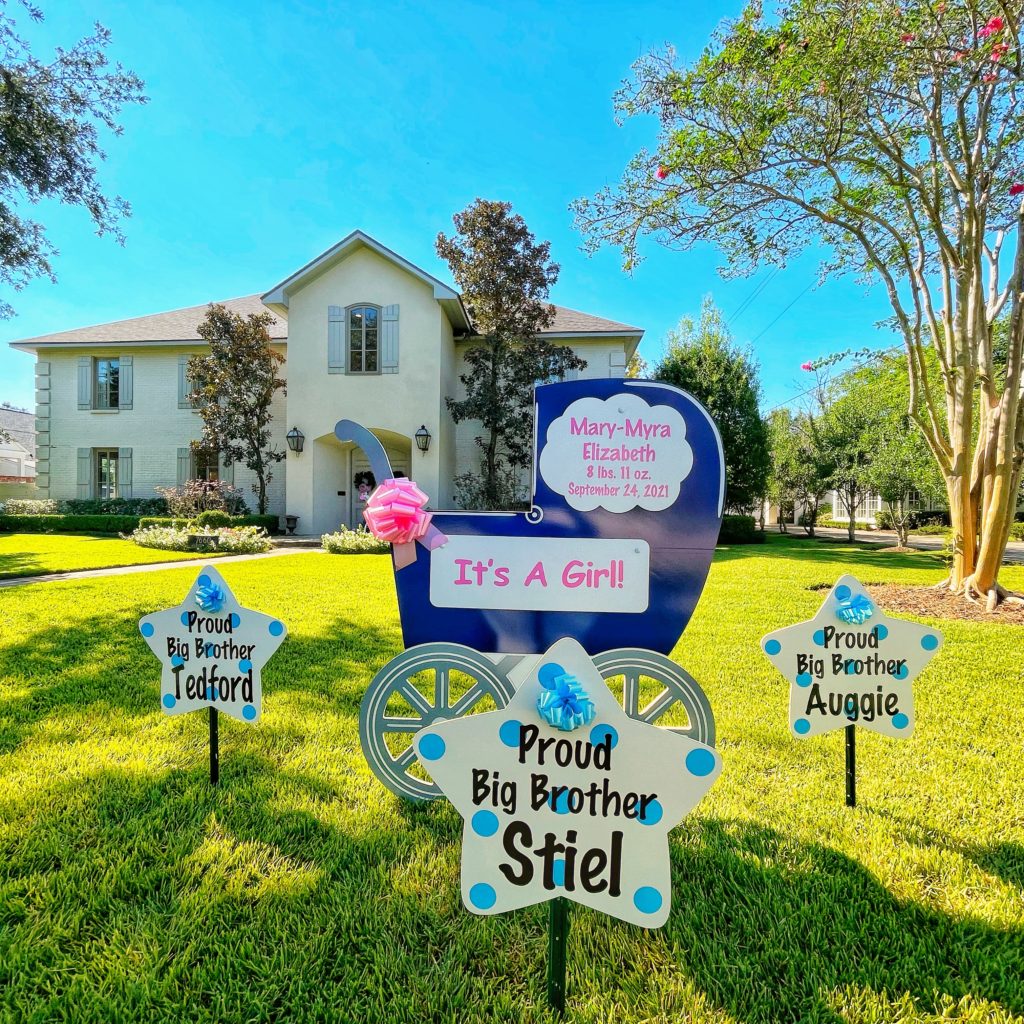 Baby Yard Signs-Baton Rouge LA