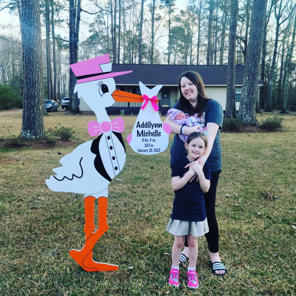 Stork Yard Sign