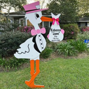 Baby Stork Signs-Baton Rouge, LAwww.batonrougestorkandbirthdaysigns.com 985-871-3399
