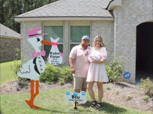 Stork Yard Sign - Baton Rouge LA